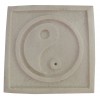 045 0023 White Stone Yin Yang